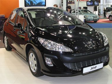   Peugeot 308 . 5 .  