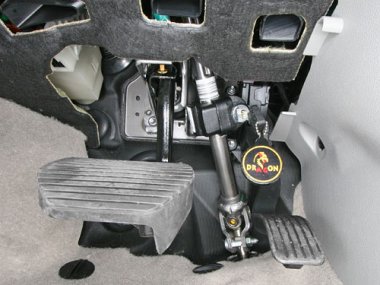 Механическое противоугонное устройство на Рулевой вал  Peugeot 207 авт. КП 