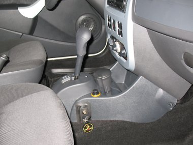 Механическое противоугонное устройство на Коробку передач Renault Sandero / Sandero Stepway (2009-2014) авт. Tiptronic КП
