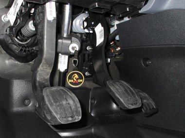 Штыревое механическое противоугонное устройство на Рулевой вал  Peugeot Expert (2017-) мех. КП 