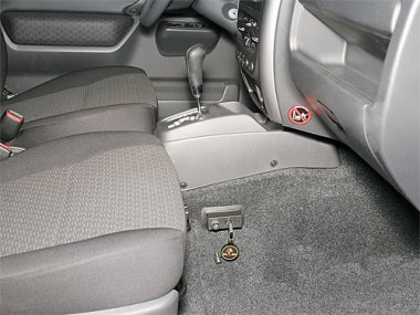Механическое противоугонное устройство на Коробку передач  Suzuki Jimny (2005-2018) авт. КП 