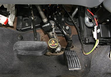 Механическое противоугонное устройство на Рулевой вал  Citroen C5 (-2007) авт Tiptronic КП 